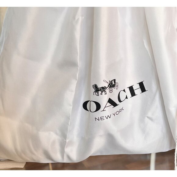 NEW WITH TAGS!!!  Coach Black and Gold Swinger Handbag with Gold grommets. - Picture 11 of 15